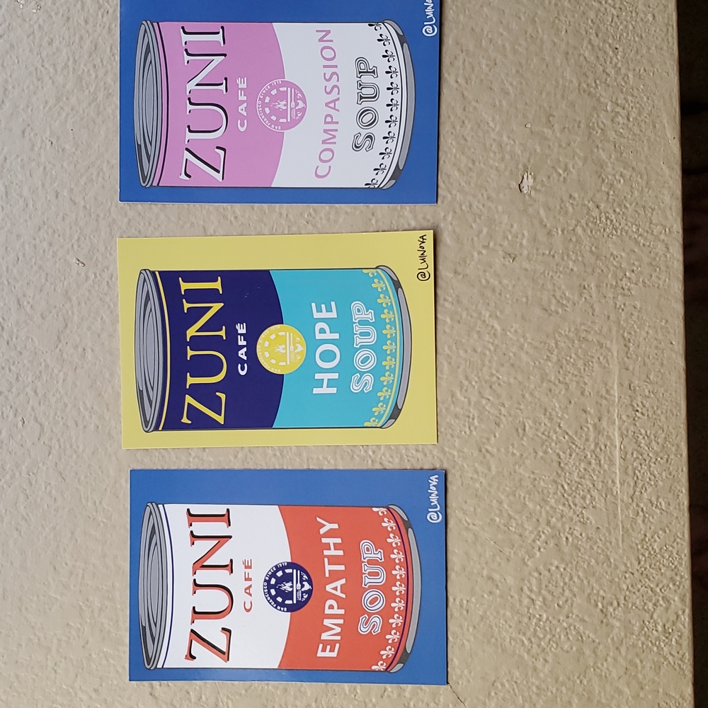 Inspirational postcards